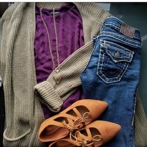 True religion women's blue jeans 24